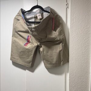 Merona Men's Tan Flat Front Shorts